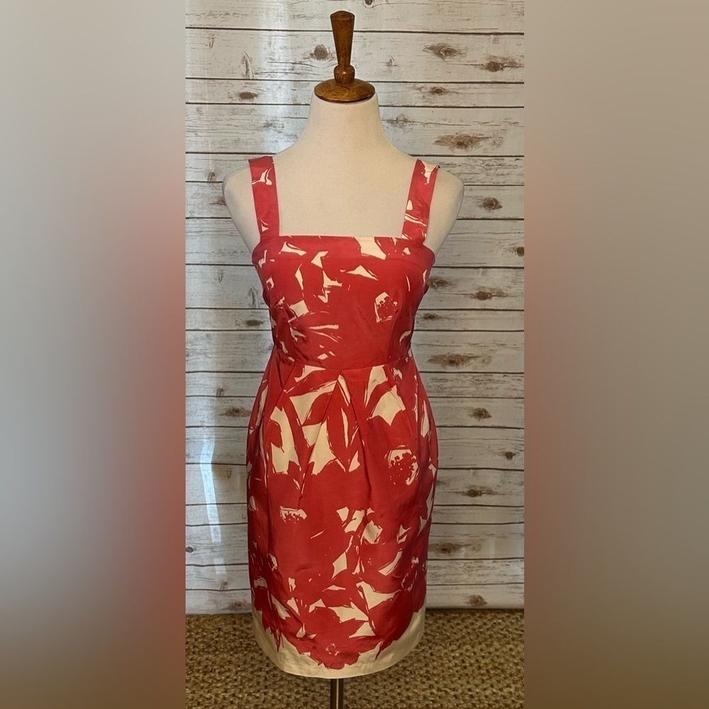 Banana Republic silk floral sheath dress